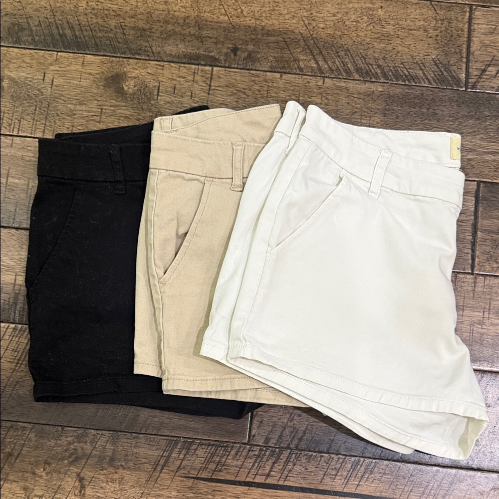 Wishful Park Cream Women Shorts